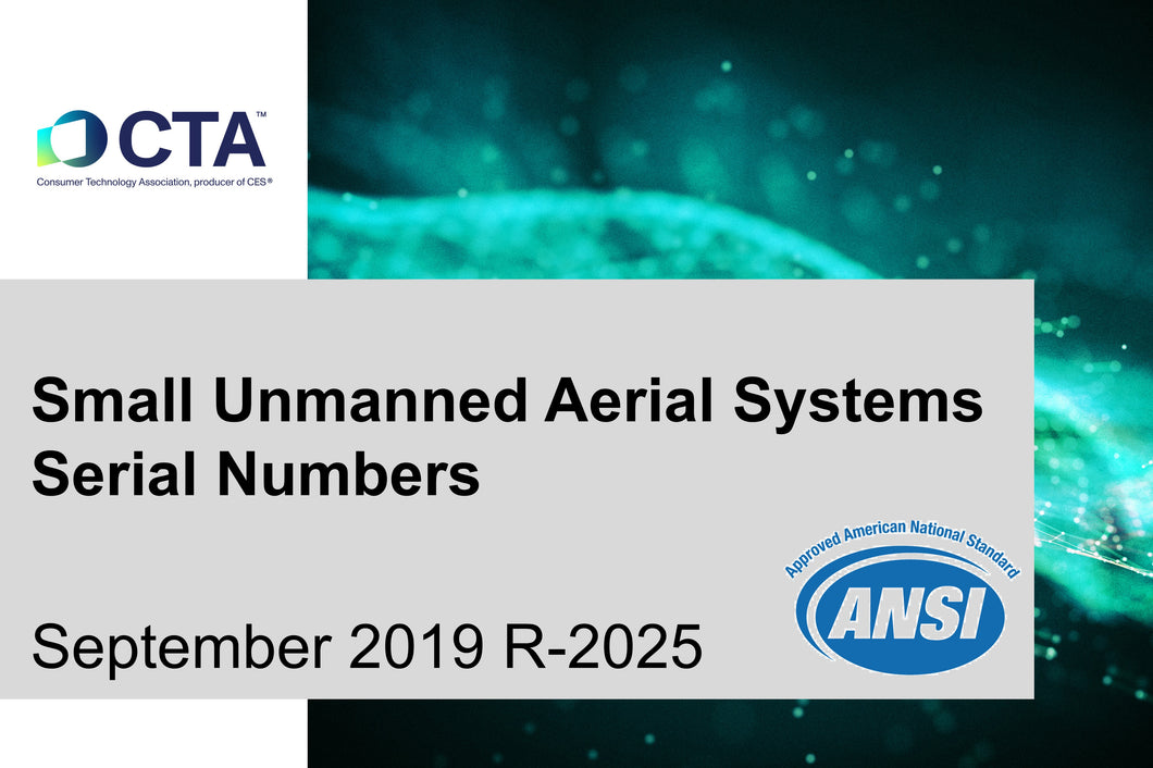 Small Unmanned Aerial Systems Serial Numbers