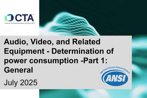 Audio, video, and related Equipment - Power Consumption: General