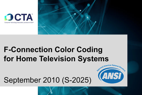 F-Connector Color Coding for Home Television Systems