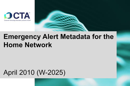 Emergency Alert Metadata for the Home Network