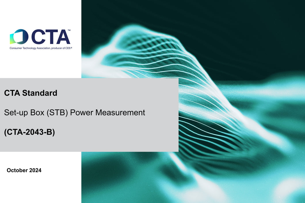 Set-top Box (STB) Power Measurement (CTA-2043-B)