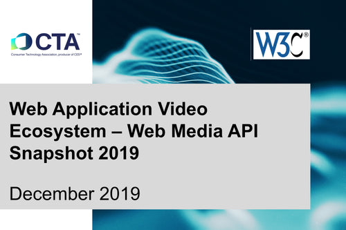 WAVE - Web Media API Snapshot 2019
