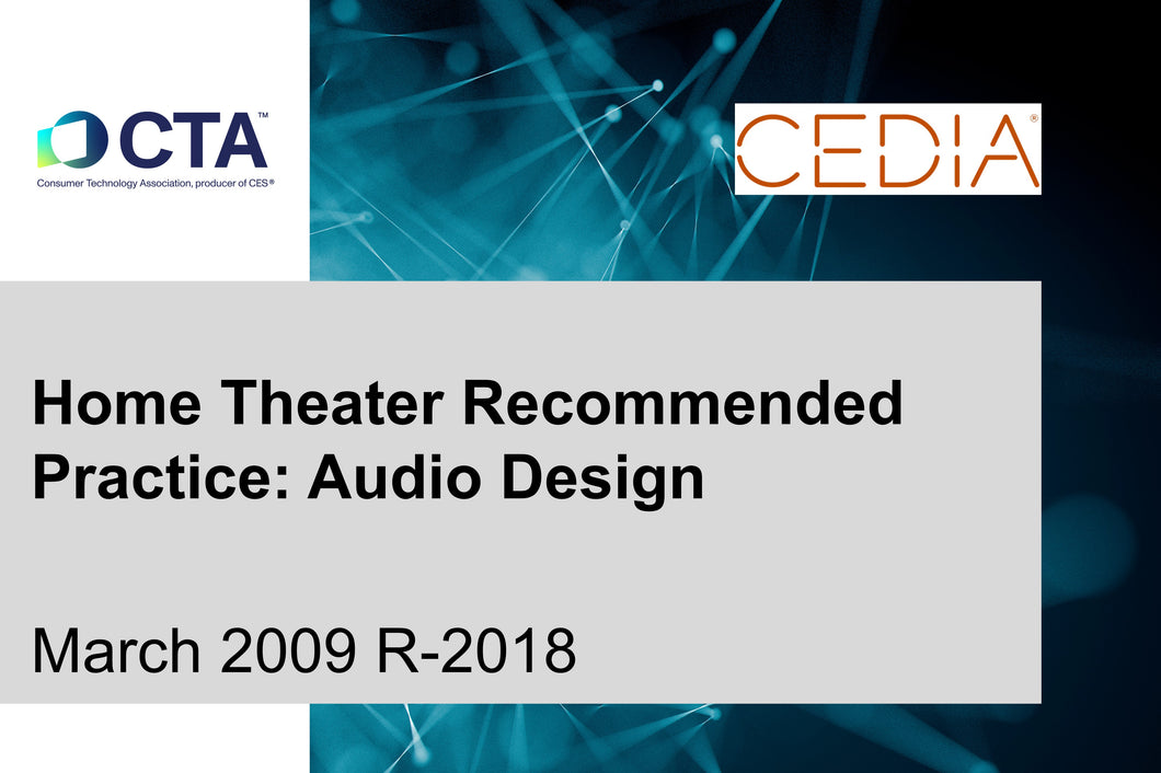 CTA/CEDIA-CEB22 R-2018