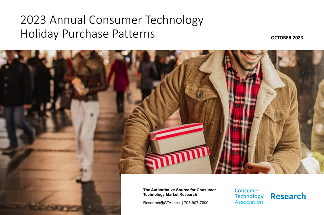 2023 Annual Consumer Technology Holiday Purchase Patterns – Consumer ...