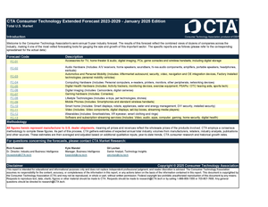 CTA U.S. Consumer Technology Five-Year Industry Forecast, 2023-2029 (January 2025)