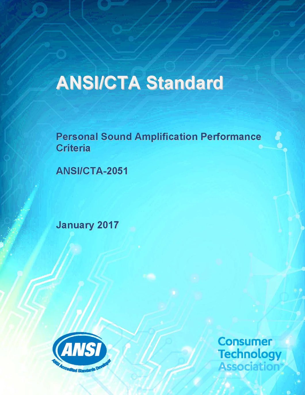 Personal Sound Amplification Performance Criteria (ANSI/CTA-2051)