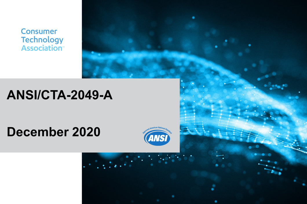 Determination of Small Network Equipment Average Energy Consumption (ANSI/CTA-2049-A)