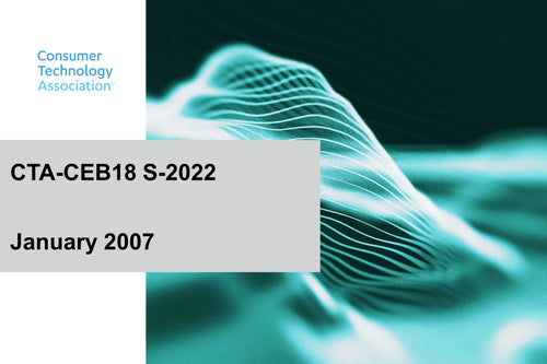 Recommended Practice for Transmitter Control and Status Indication in Transmitting Portable Electronic Devices (T-PEDs) (CTA-CEB18 S-2022)