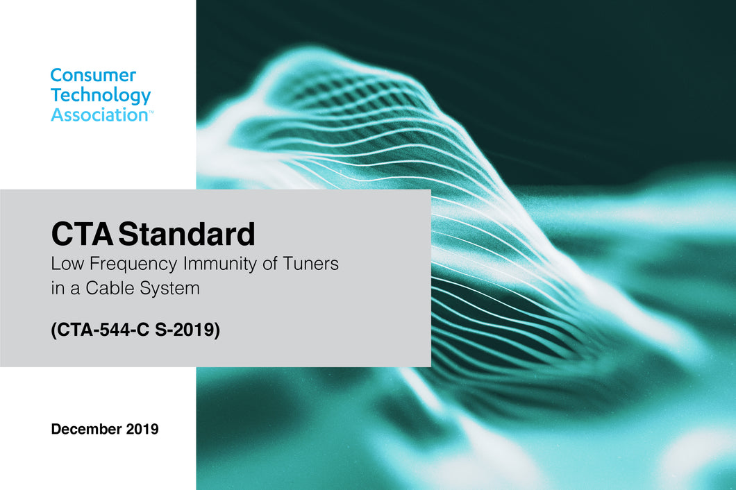 Low Frequency Immunity off Tuners in a Cable System (CTA-544-C S-2019)